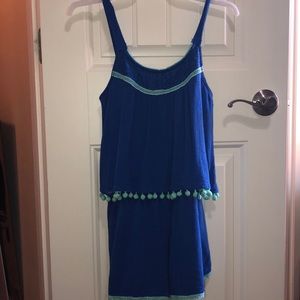 Girls Blue Romper